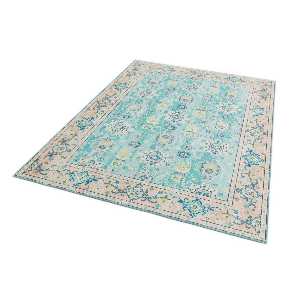 Syon SY01 Traditional Rugs in Azure Blue 120x170cm – image 3