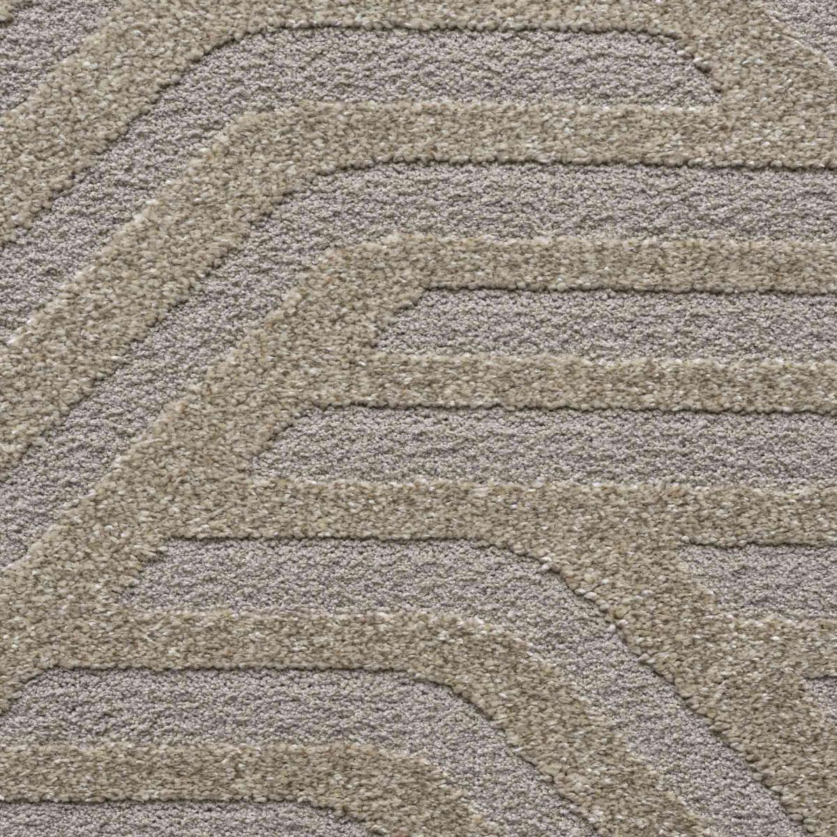 Geo 410028 9191 Geometric Rugs in Sand Cream – image 3