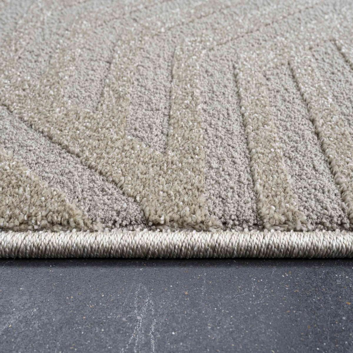 Geo 410028 9191 Geometric Rugs in Sand Cream – image 4