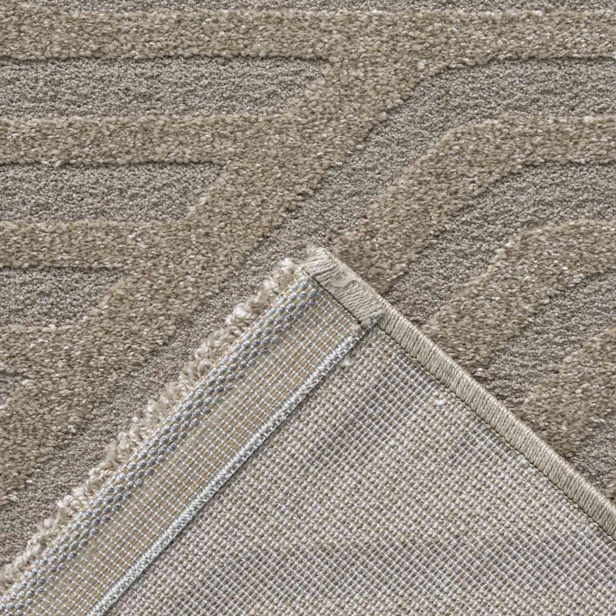 Geo 410028 9191 Geometric Rugs in Sand Cream – image 5