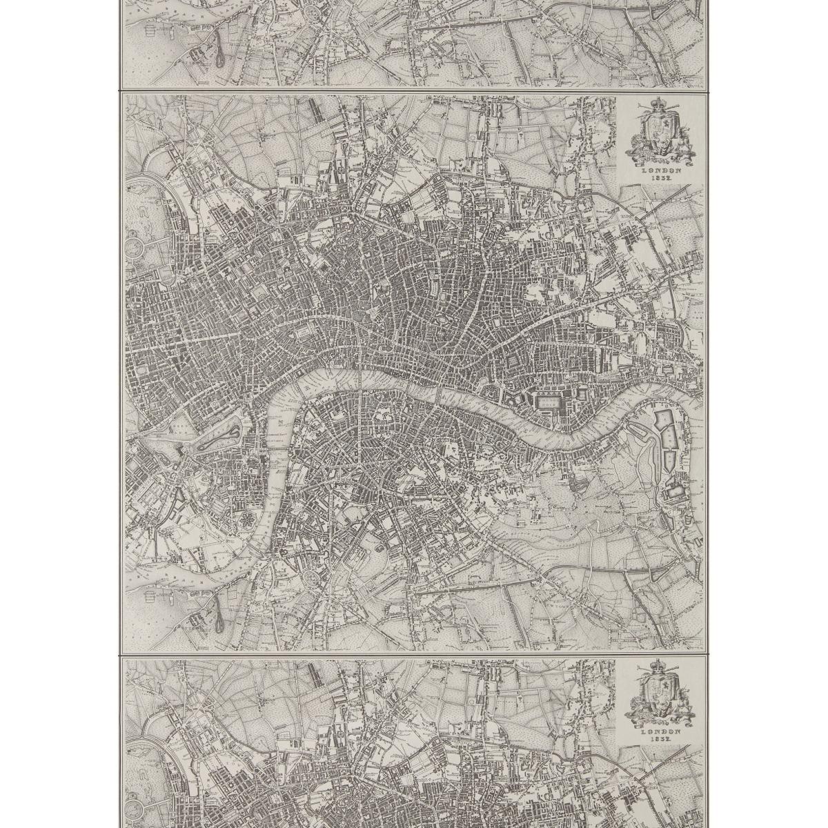 London 1832 Wallpaper 312623 by Zoffany in Silver Grey Roll – image 3