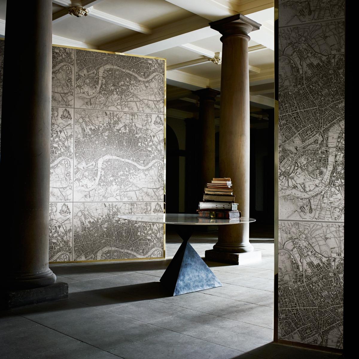 London 1832 Wallpaper 312623 by Zoffany in Silver Grey Roll – image 1