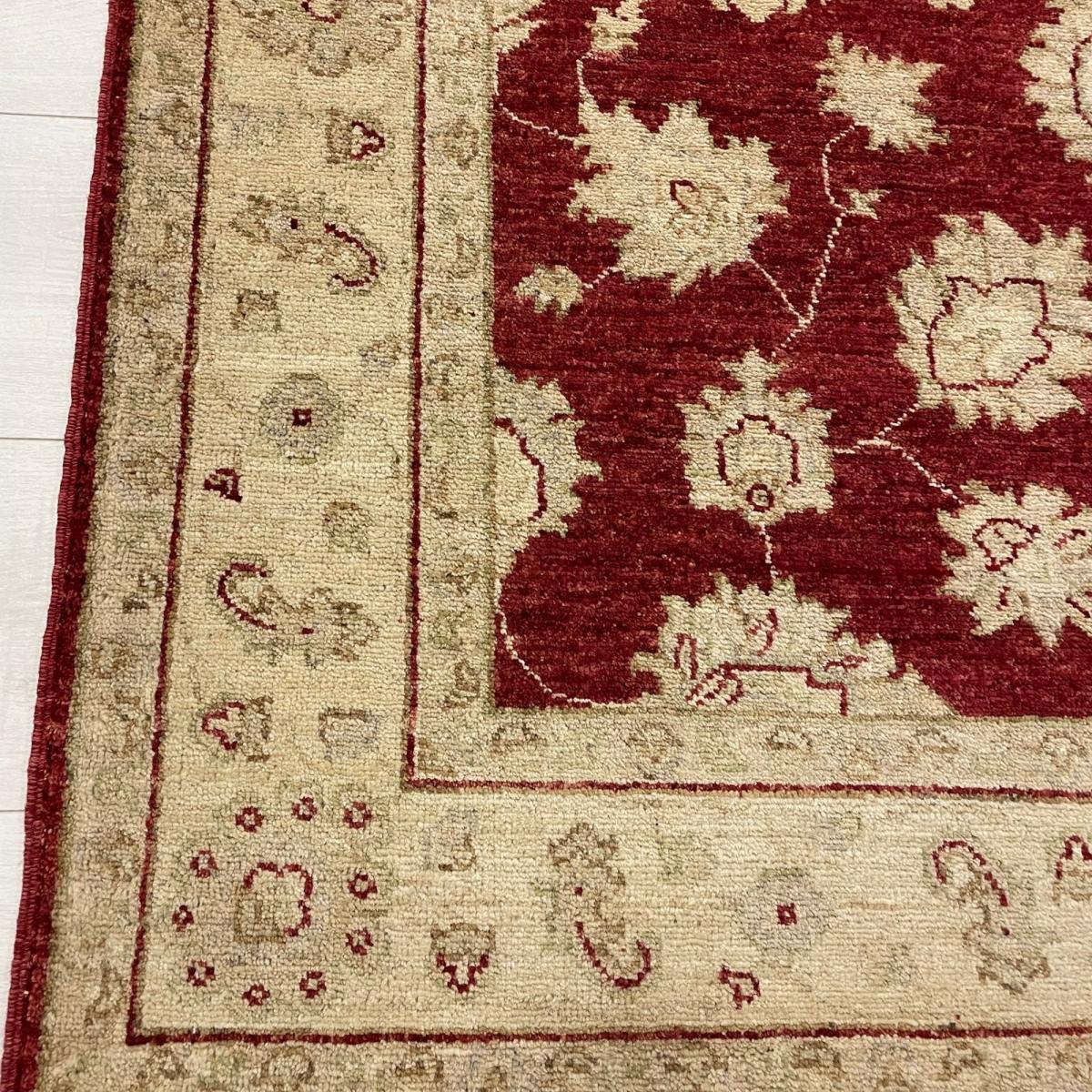 Ziegler Traditional Hand Knotted Wool Rugs 46159 in Red Cream – image 2