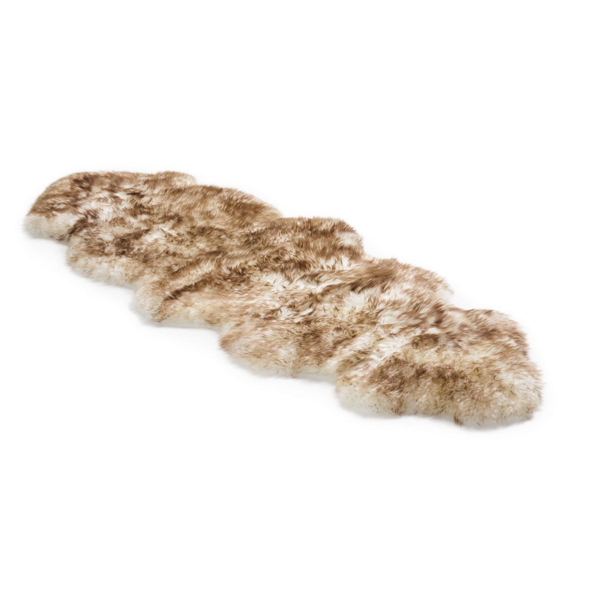 Long Wool Sheepskin Rugs in Eclipse Double – image 2