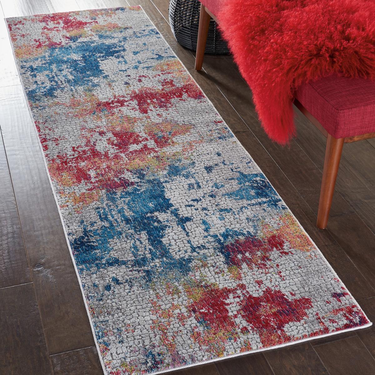 Ankara Global Abstract Hallway Runners ANR10 in Multi 71x244cm – image 1