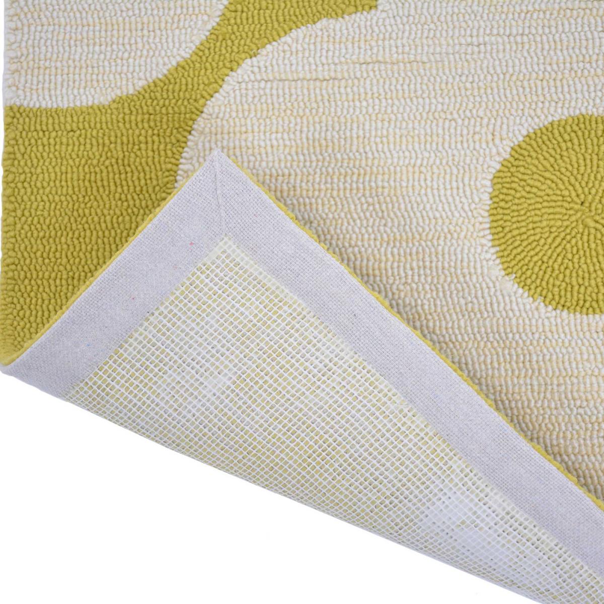 Spot Flower Floral Indoor Outdoor Rugs 460806 Dandelion Yellow by Orla Kiely 200x280cm – image 4
