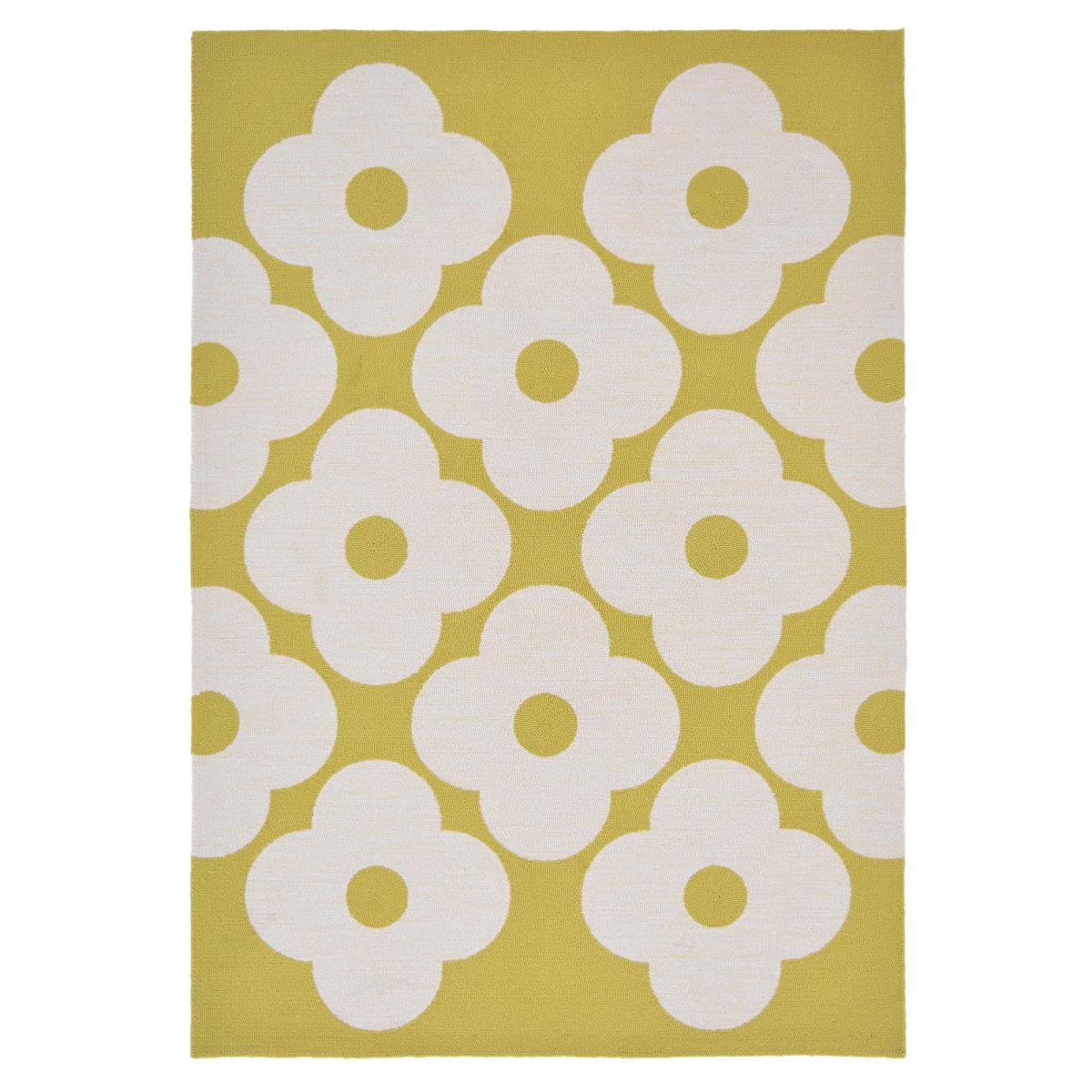 Spot Flower Floral Indoor Outdoor Rugs 460806 Dandelion Yellow by Orla Kiely 200x280cm – image 5