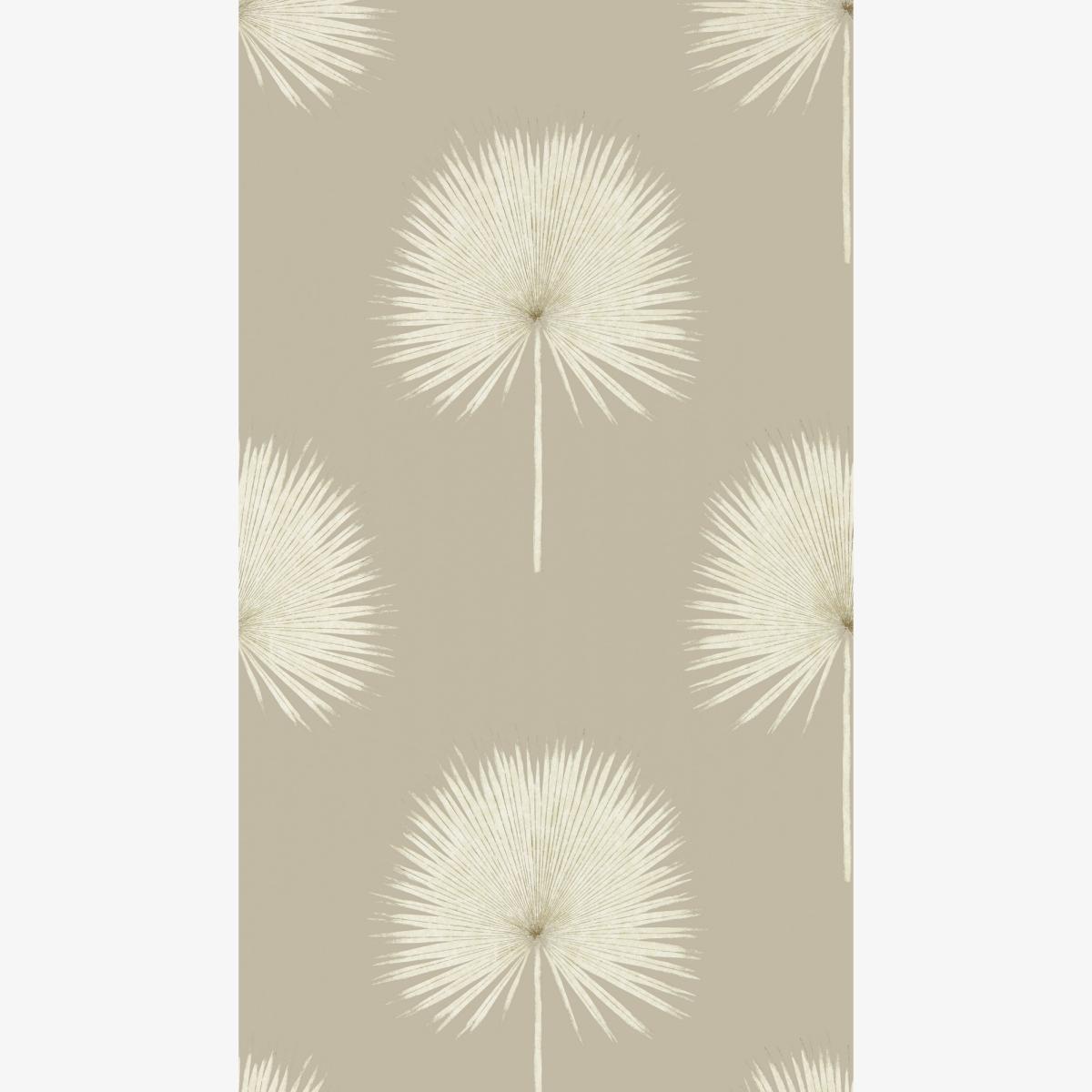 Fan Palm Wallpaper 216637 by Sanderson in Linen Gilver Roll