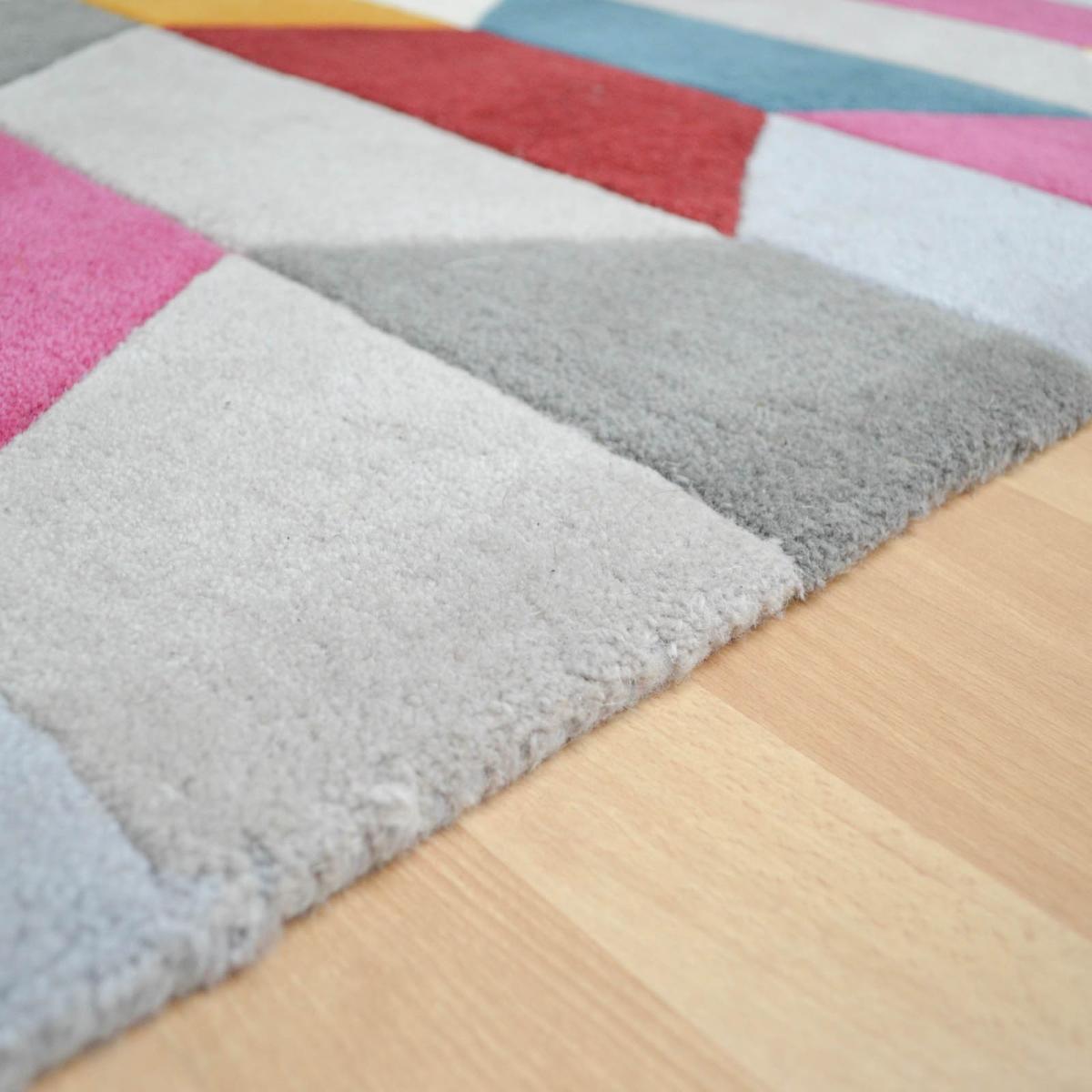 Funk Honeycomb Bright Colourful Modern Hallway Runners 70x200cm – image 3