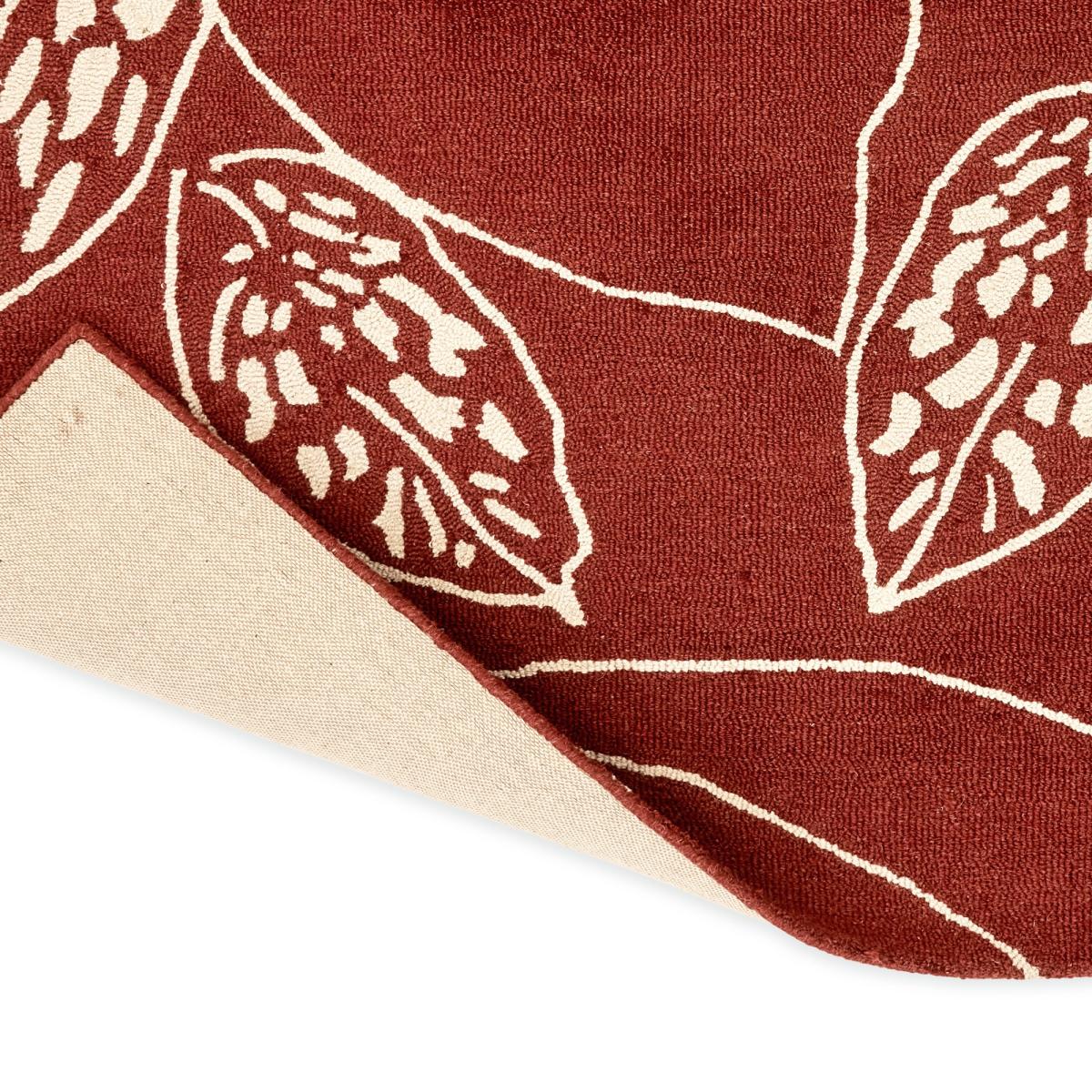 Orto 125400 Wool Rugs by Scion in Rust Brown160x230cm – image 4