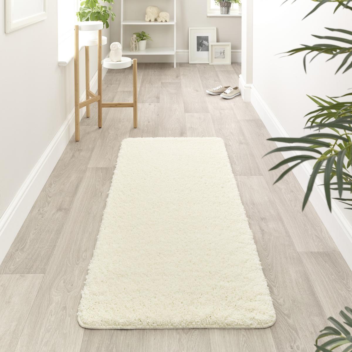 Buddy Washable Hallway Runner Rugs in Ivory 67x200cm – image 2