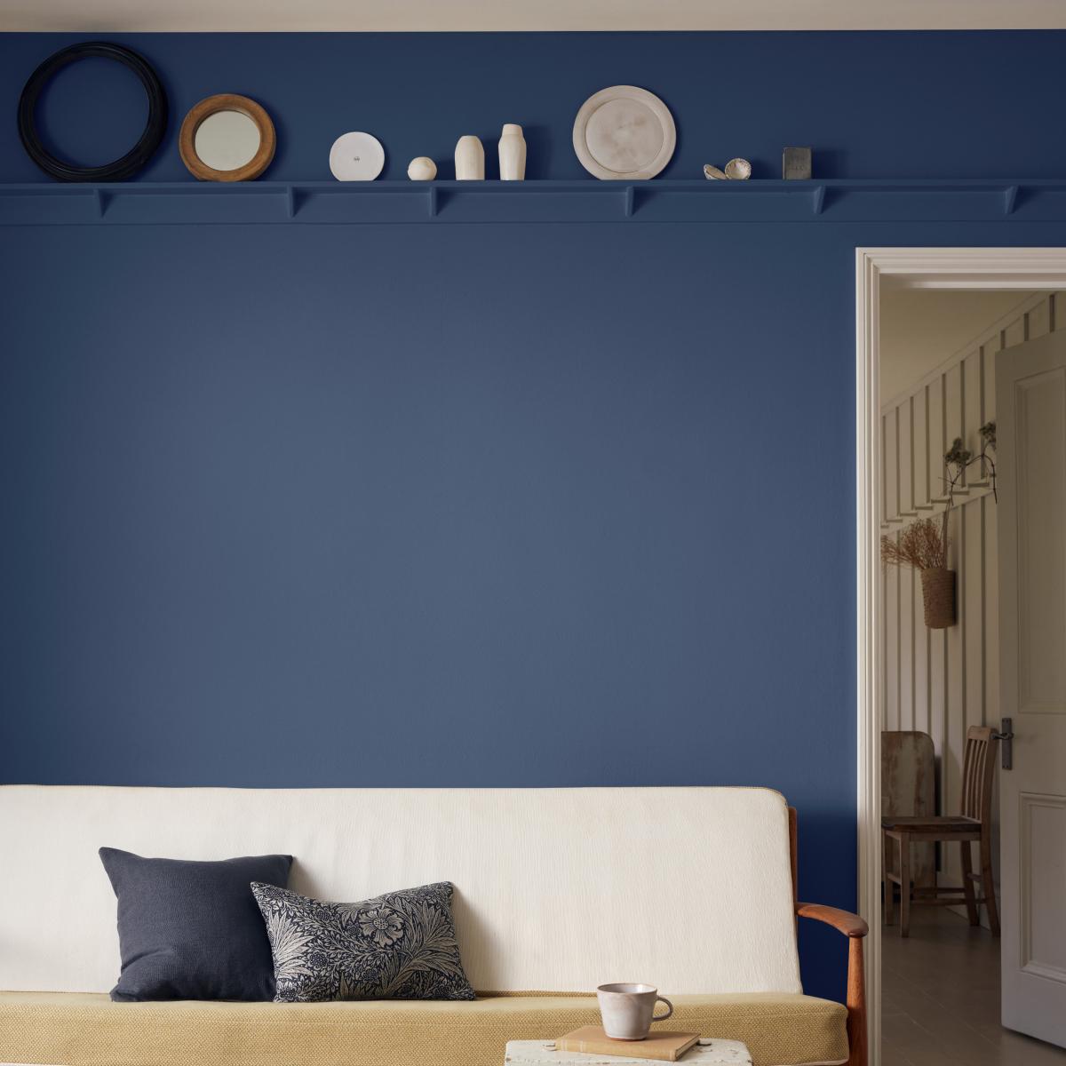Chalky Matt Paint by Morris & Co in Webbs Blue2.5