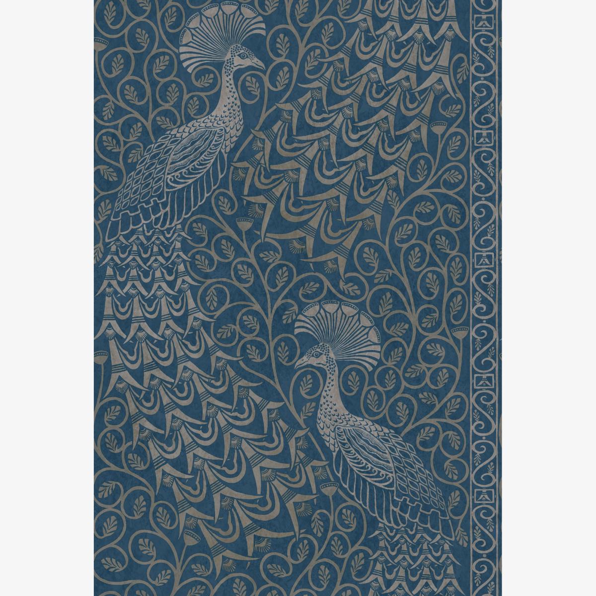 Pavo Parade Wallpaper 116 8029 by Cole & Son in Metallic SilverRoll