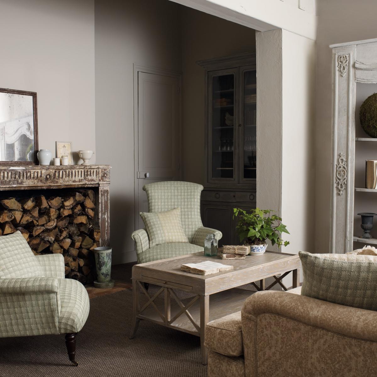 Fabienne Plain Wallpaper 214076 by Sanderson in Natural BeigeRoll – image 2