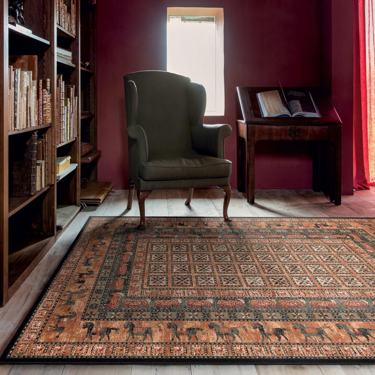 Royal Kashqai Traditional Bordered Rugs 4301 500 – image 1