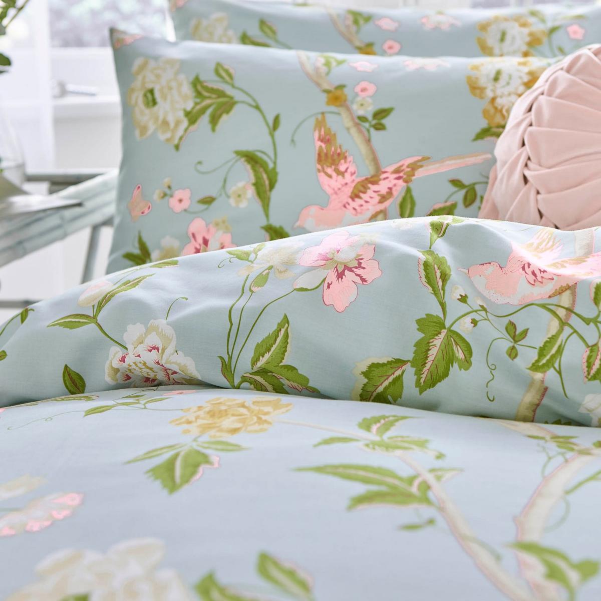 Summer Palace Bedding Set by Laura Ashley in Duckegg Blue200x200cm – image 2