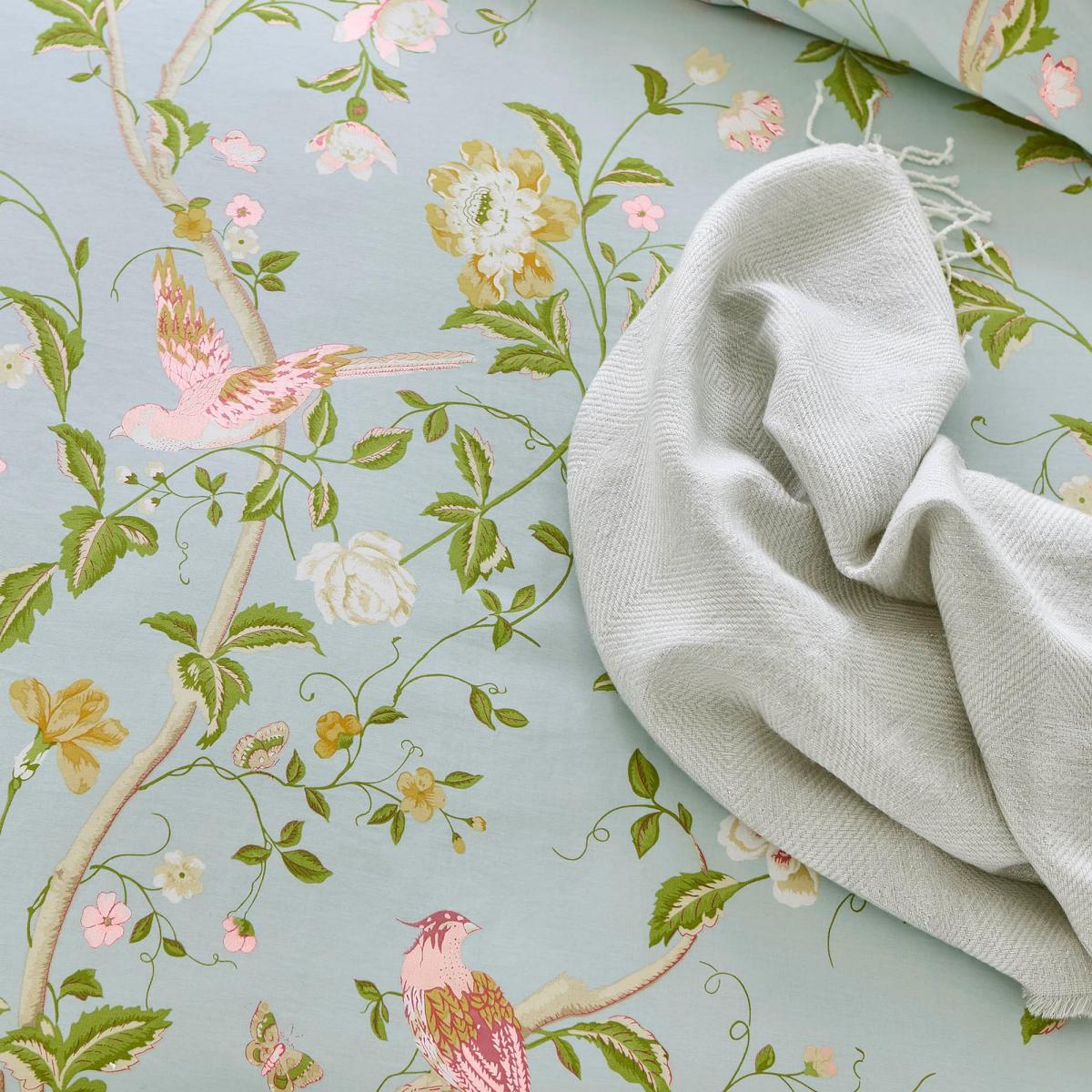 Summer Palace Bedding Set by Laura Ashley in Duckegg Blue200x200cm – image 3