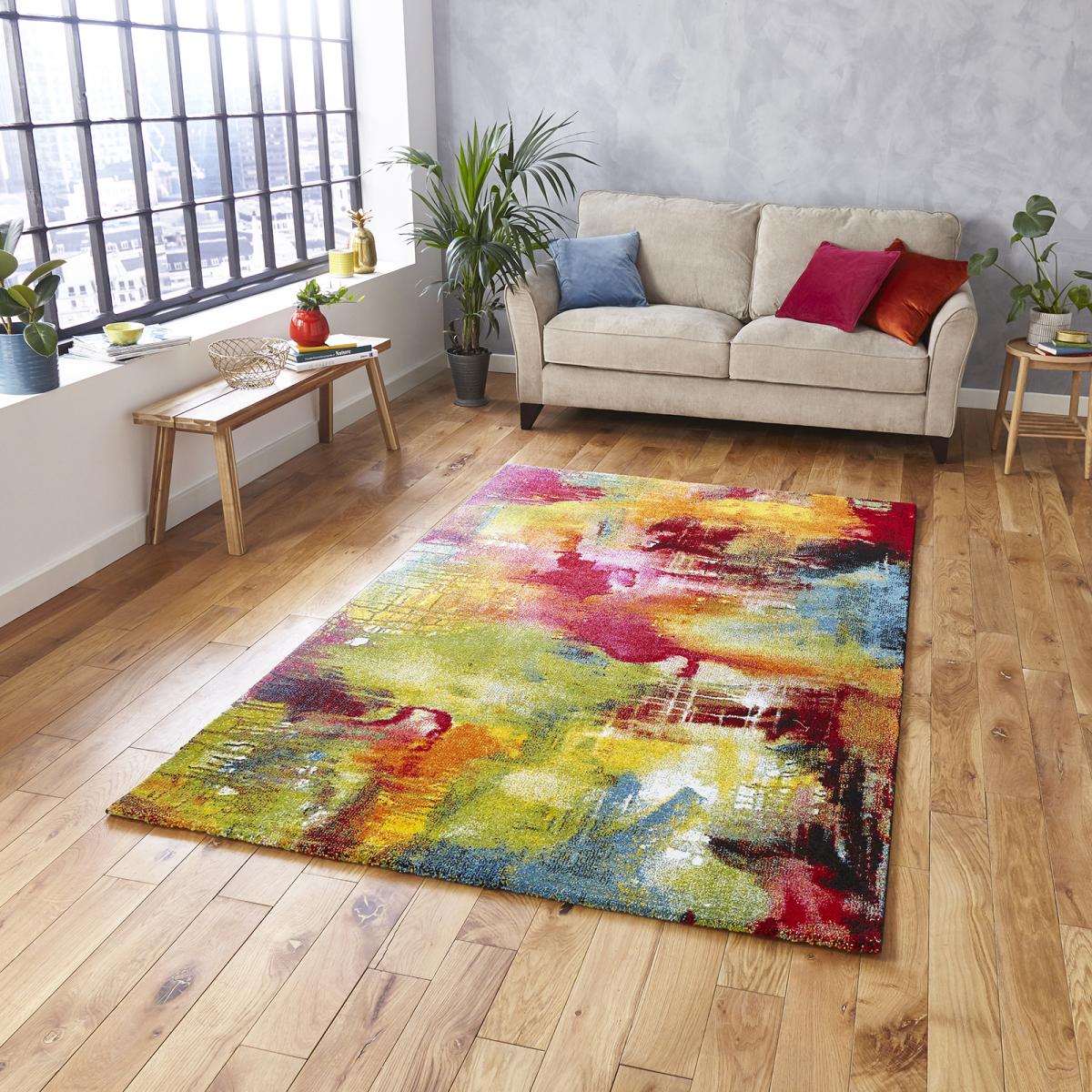 Sunrise Multi-coloured Rugs 20754 80x150cm – image 1