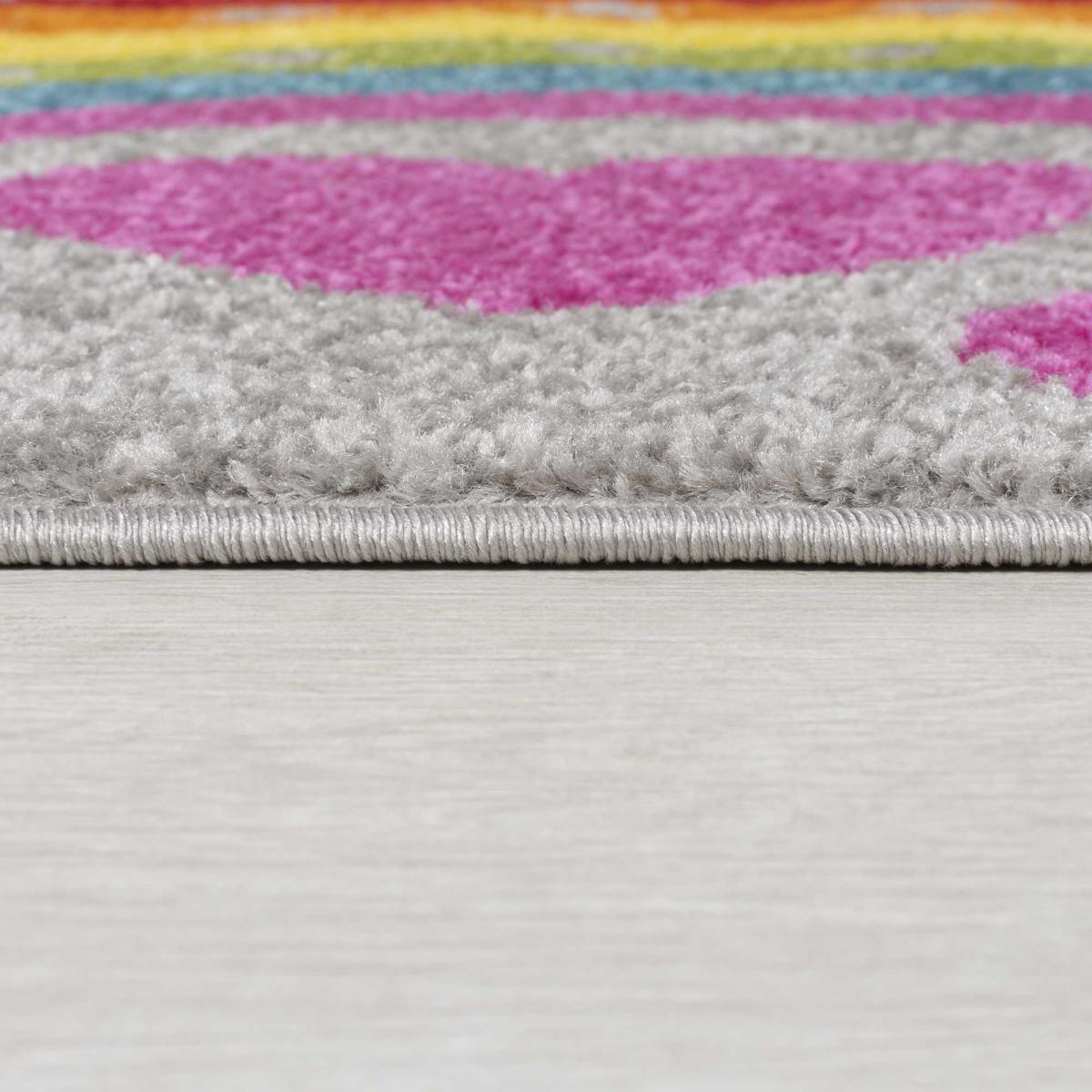 Rainbow Rugs in Multicolour for Children Nursery 80x120cm – image 2