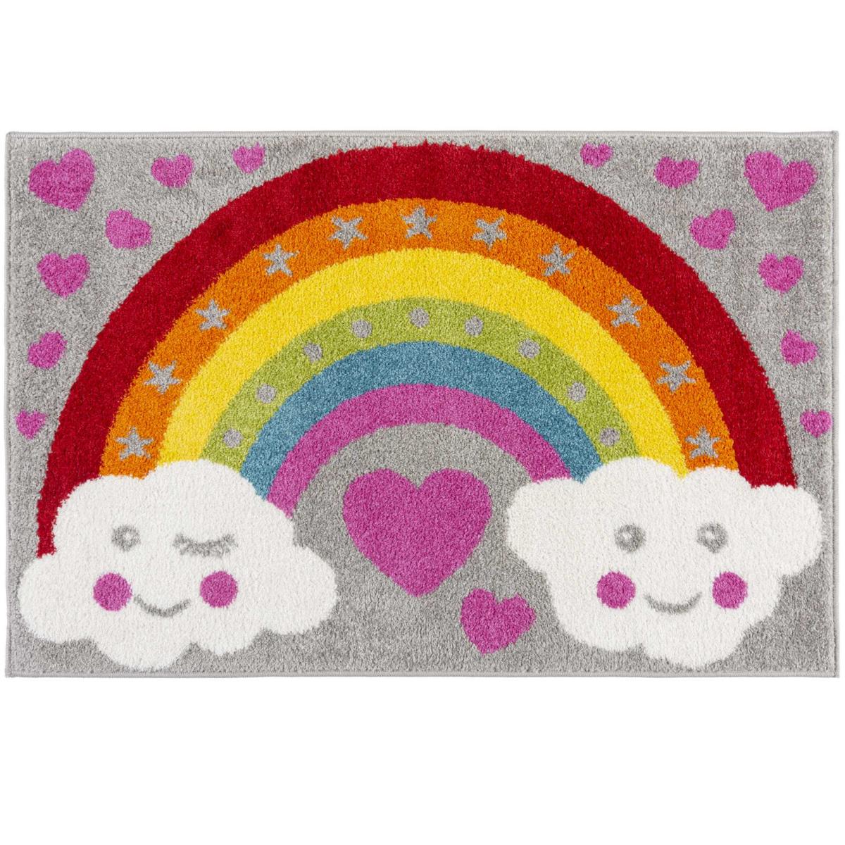 Rainbow Rugs in Multicolour for Children Nursery 80x120cm – image 5