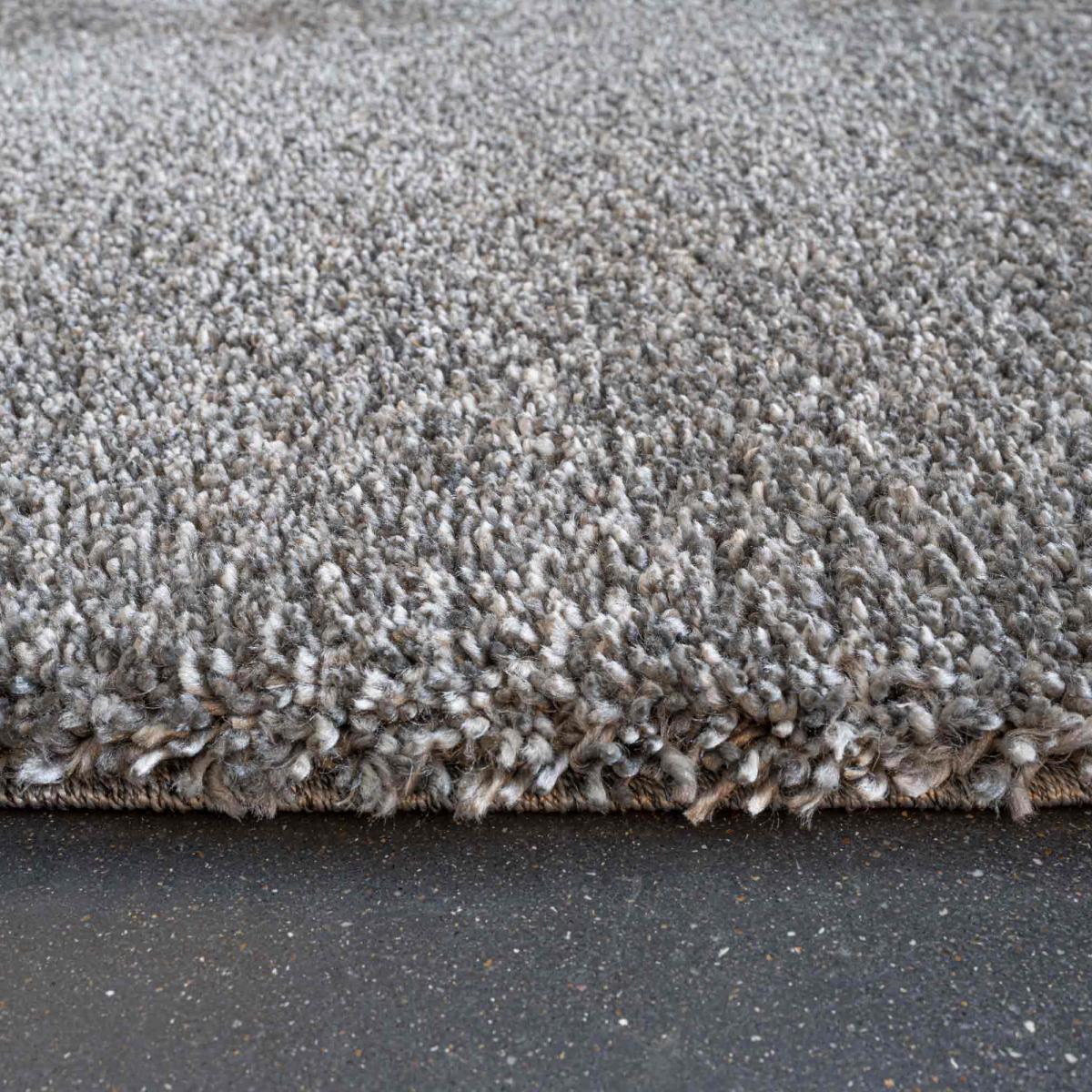 Coral Modern Speckled Shaggy Rugs 24001 3232 in Dark Grey200x290cm – image 3