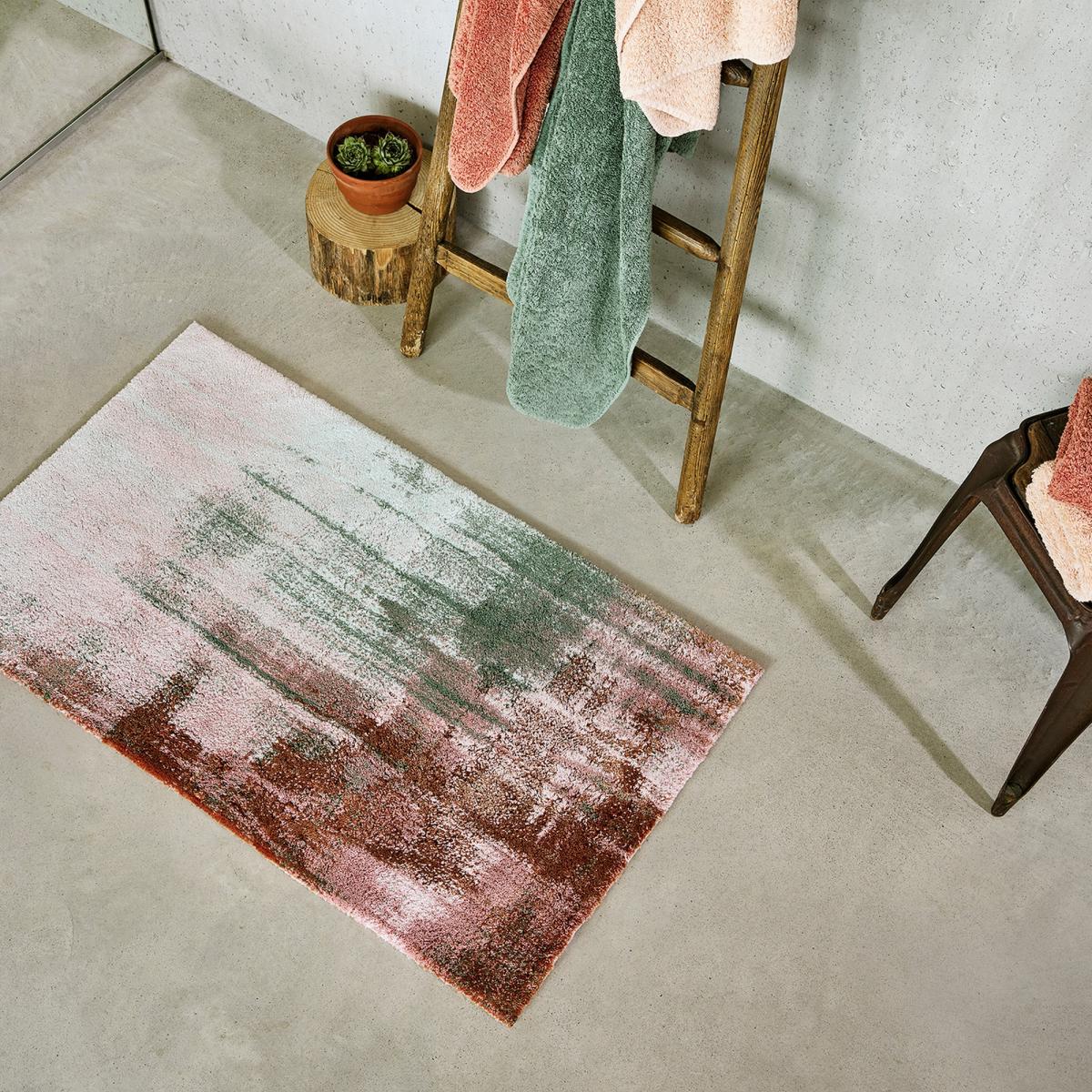 Kapi 603 Abstract Bath Mat in Spicy Brown by Abyss & Habidecor 70x120cm – image 1