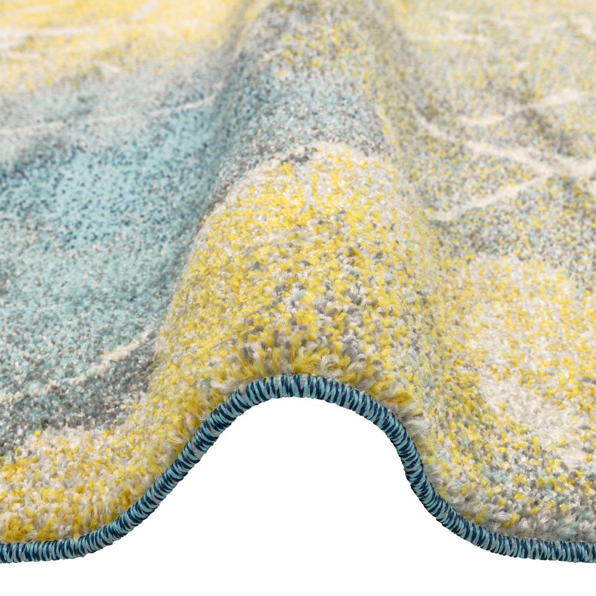 Elssa Abstract Rugs By Concept Loom ELS16 in Cloud Blue – image 2