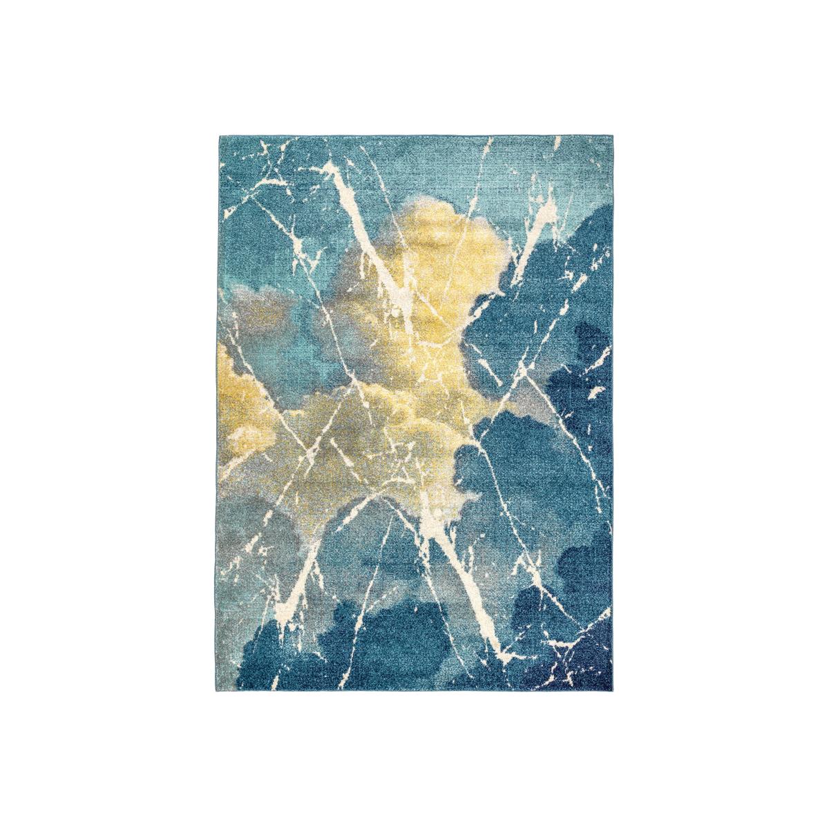 Elssa Abstract Rugs By Concept Loom ELS16 in Cloud Blue – image 1