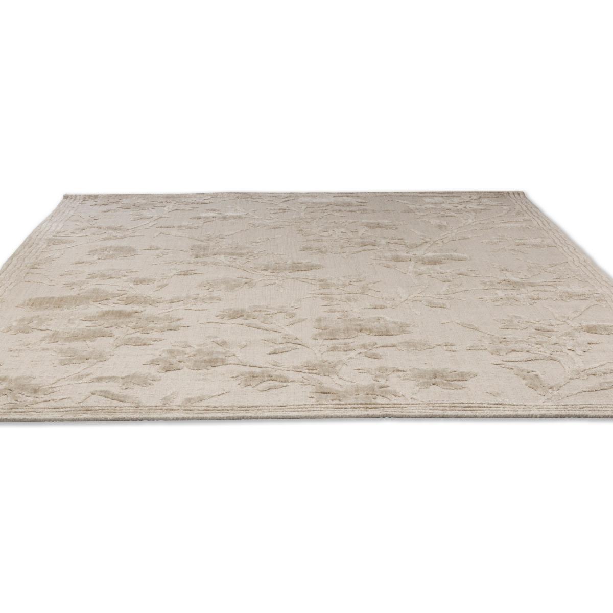 Rye Floral Jaquard 081901 Rug by Laura Ashley in Natural 140x200cm – image 4