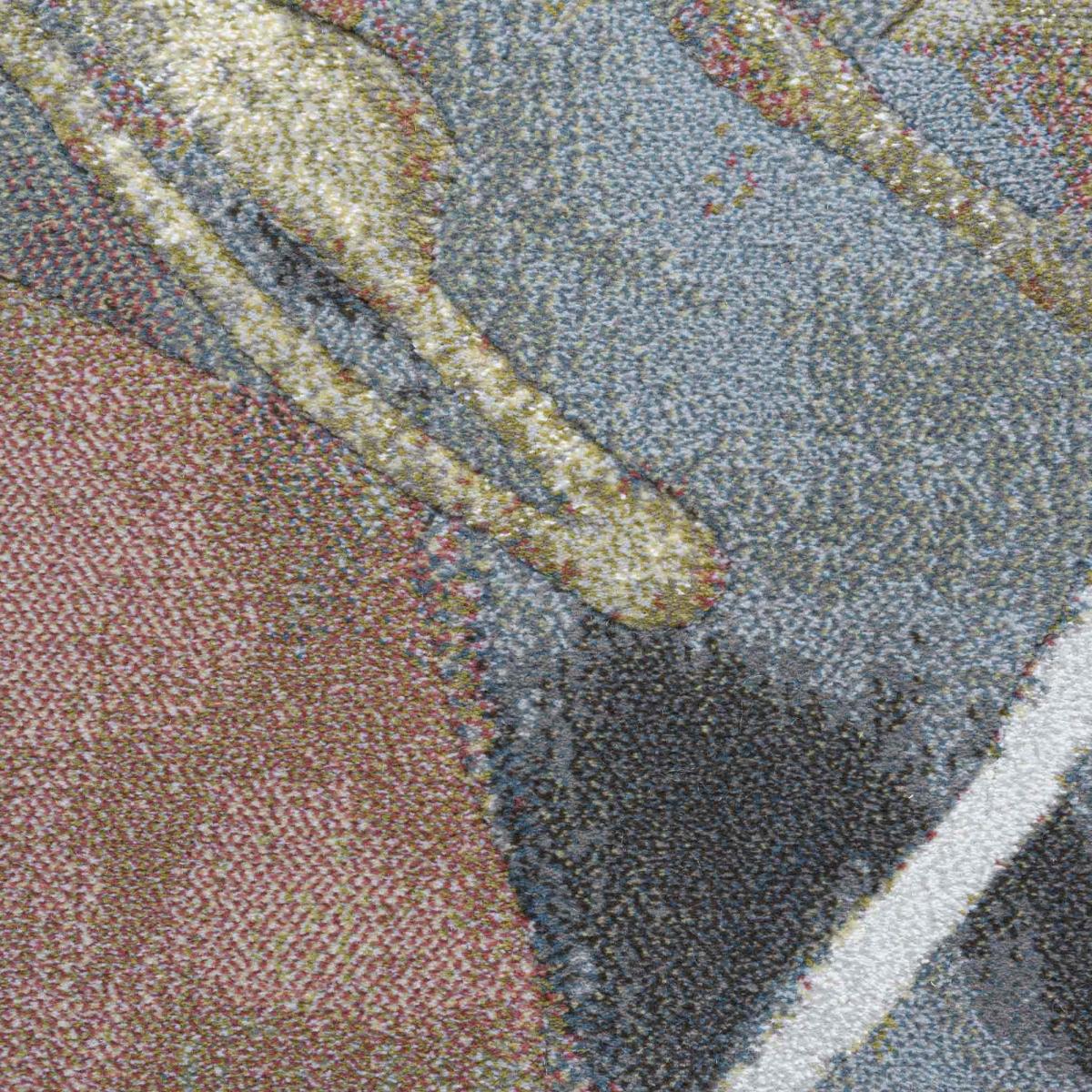 Galleria Modern Abstract Rugs 63799 7270 in Terracotta Orange160x230cm – image 4