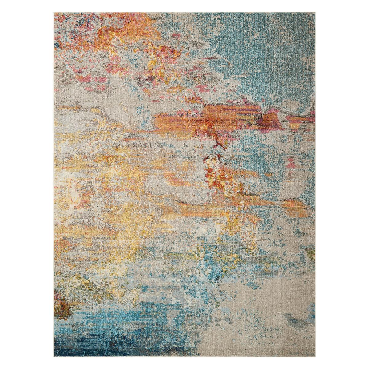 Celestial Modern Abstract CES02 in Seaglass by Nourison&nbsp;66x114cm – image 5