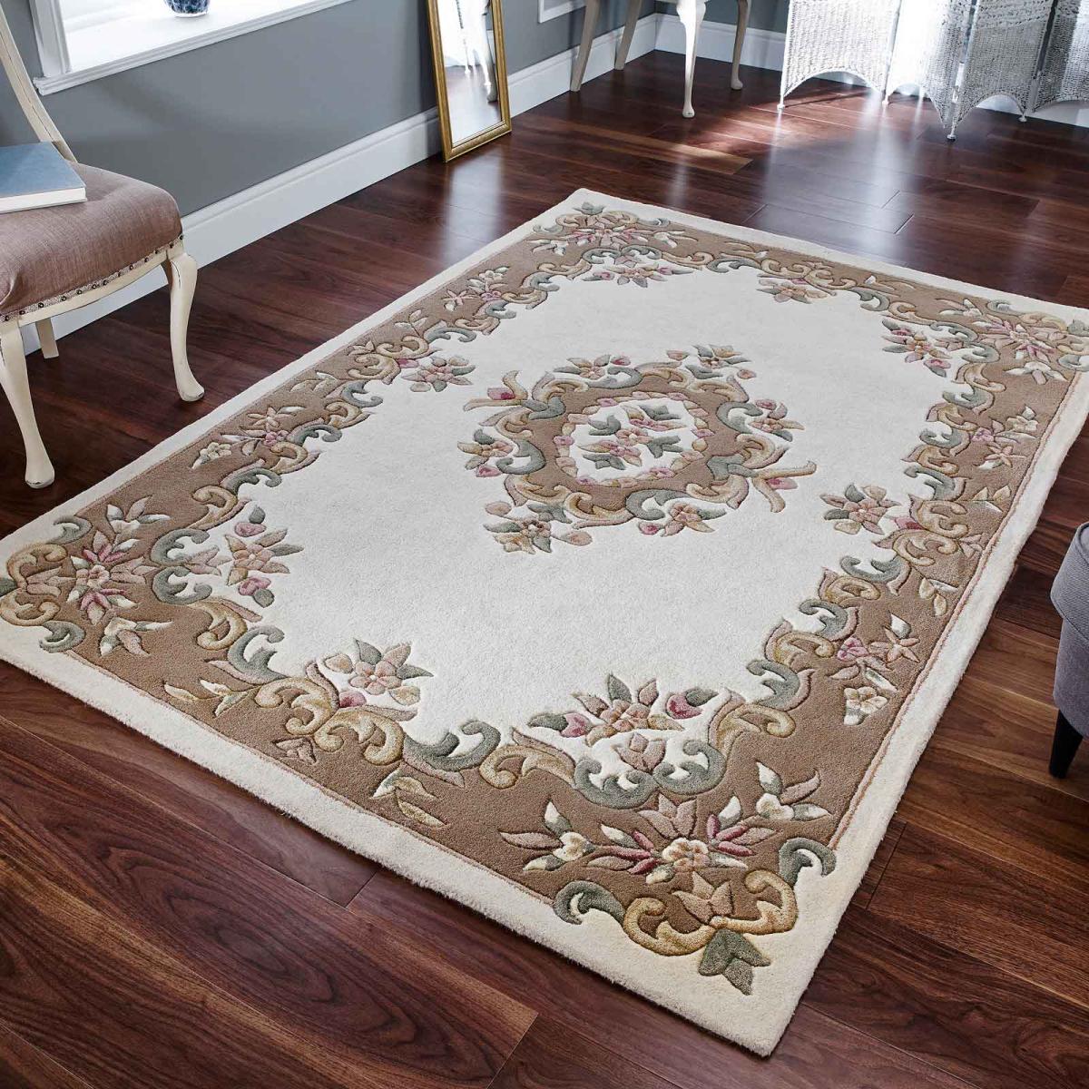 Royal Aubusson rugs in Beige Cream – image 1