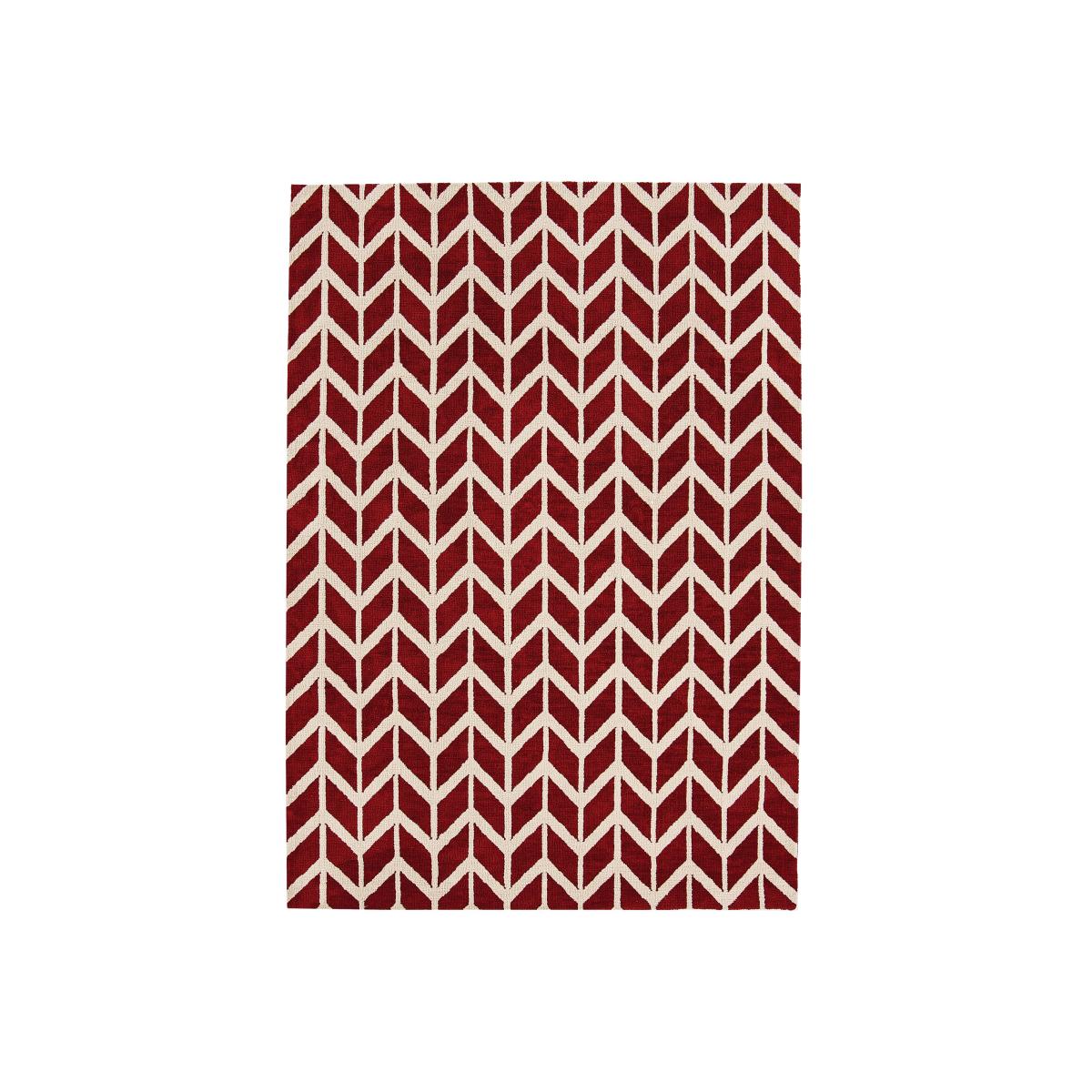 Arlo Chevron Rugs AR08 in Red – image 1