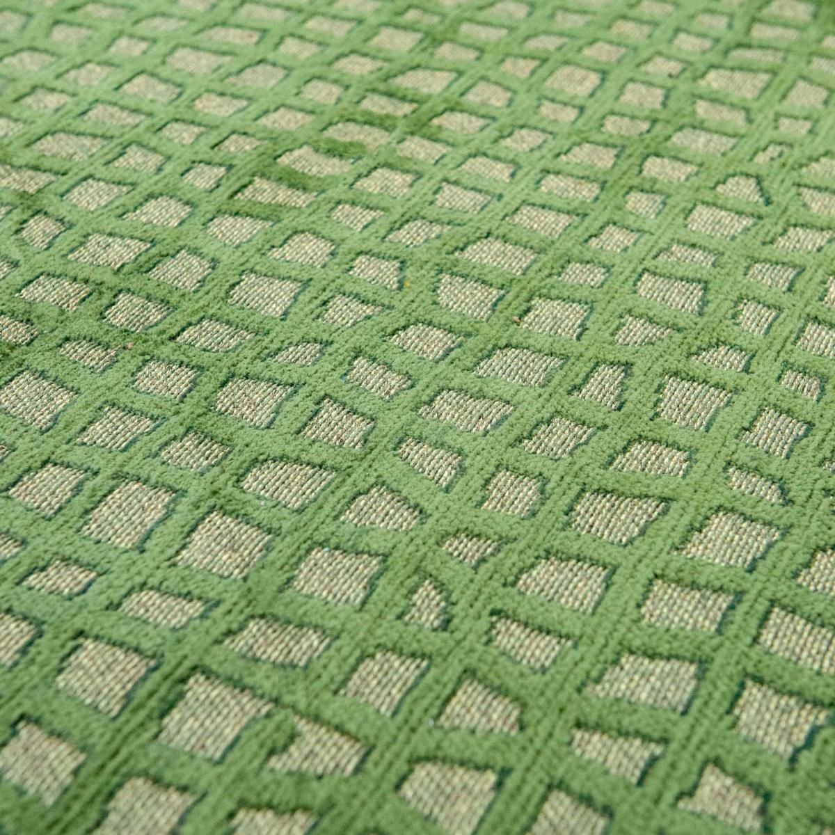 Louis De Poortere Structures Trammel Rug 9249 in Alta Green&nbsp;280x390cm – image 2