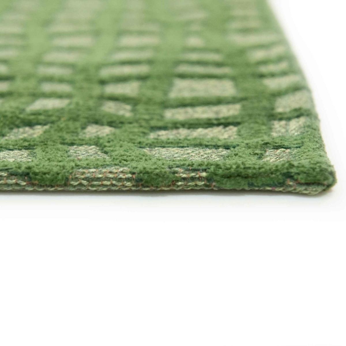 Louis De Poortere Structures Trammel Rug 9249 in Alta Green&nbsp;280x390cm – image 4