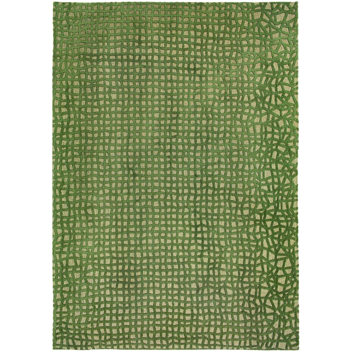 Louis De Poortere Structures Trammel Rug 9249 in Alta Green&nbsp;280x390cm – image 5