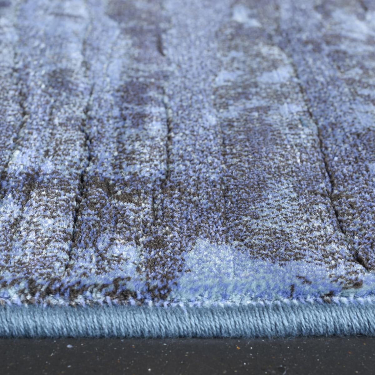 Galleria Abstract 63378 5131 Runner Rug in Blue&nbsp;67x230cm – image 3