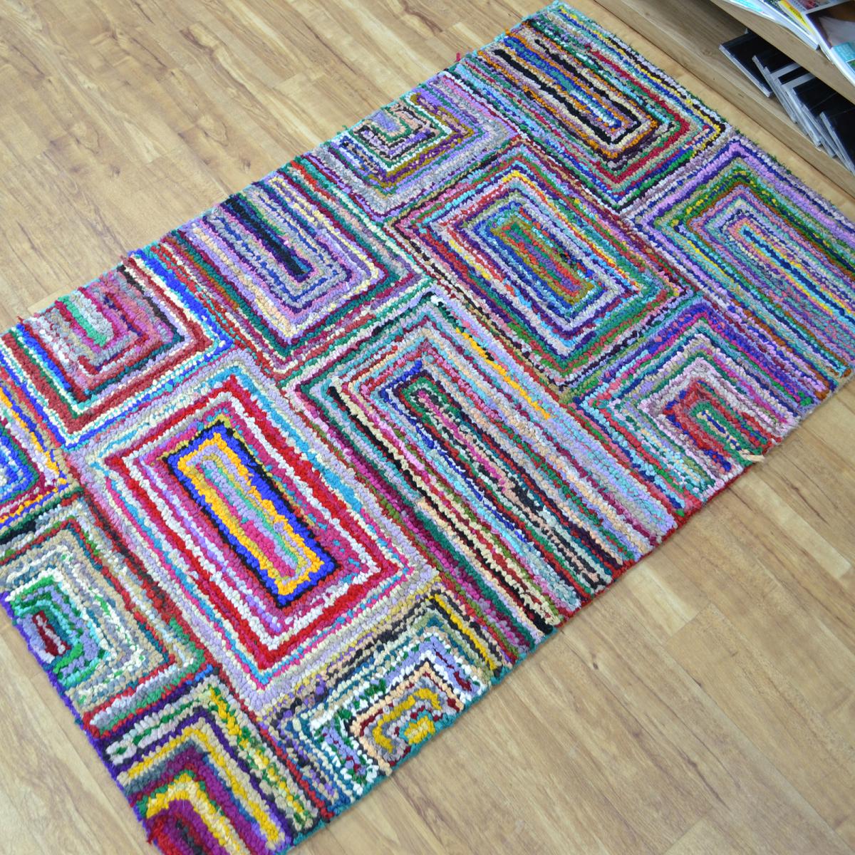 Cotton Chindi Galaxy Multicoloured Rugs 04&nbsp;90x150cm – image 4