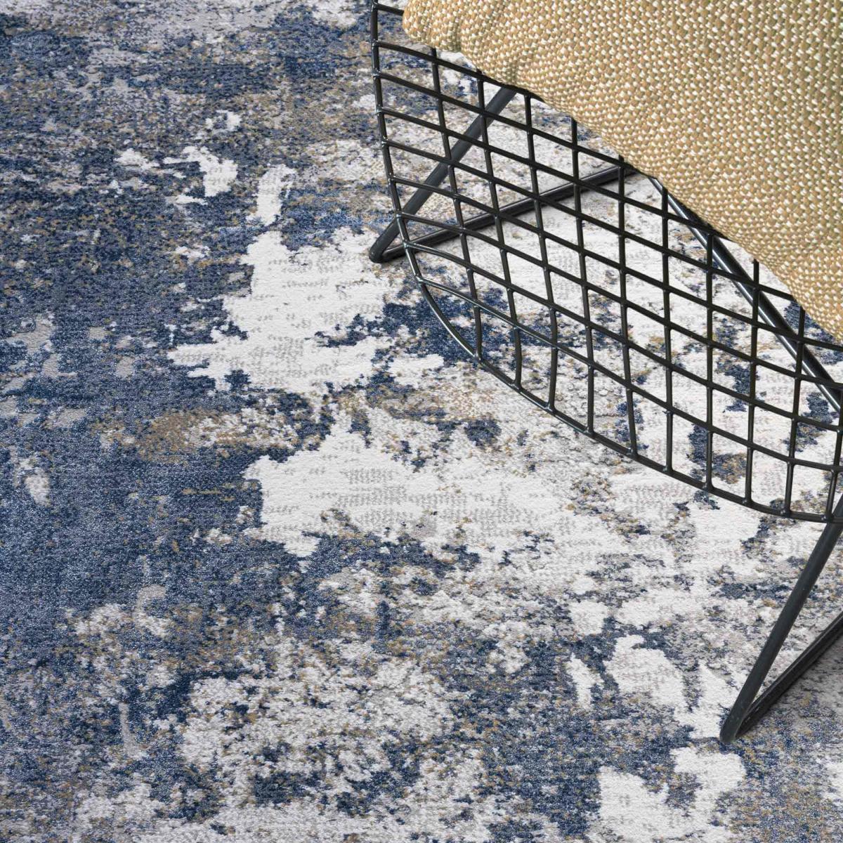 Canyon Abstract Modern Rug 52071 7777 in Blue&nbsp;80x150cm – image 2