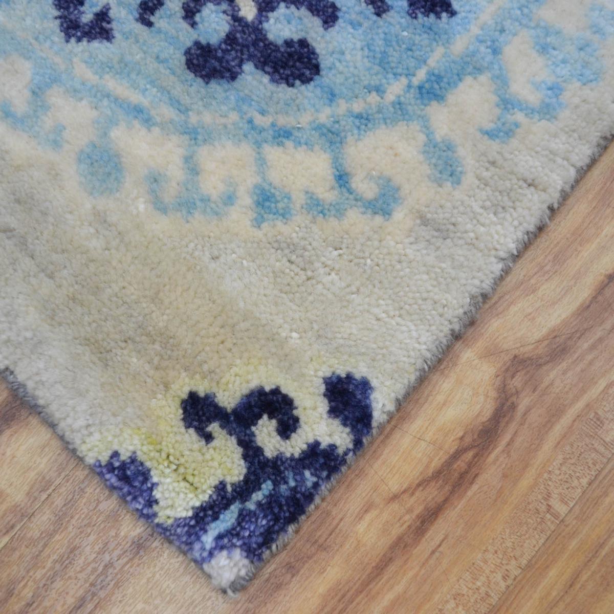 Suzani rugs in Taupe and Blue – image 2