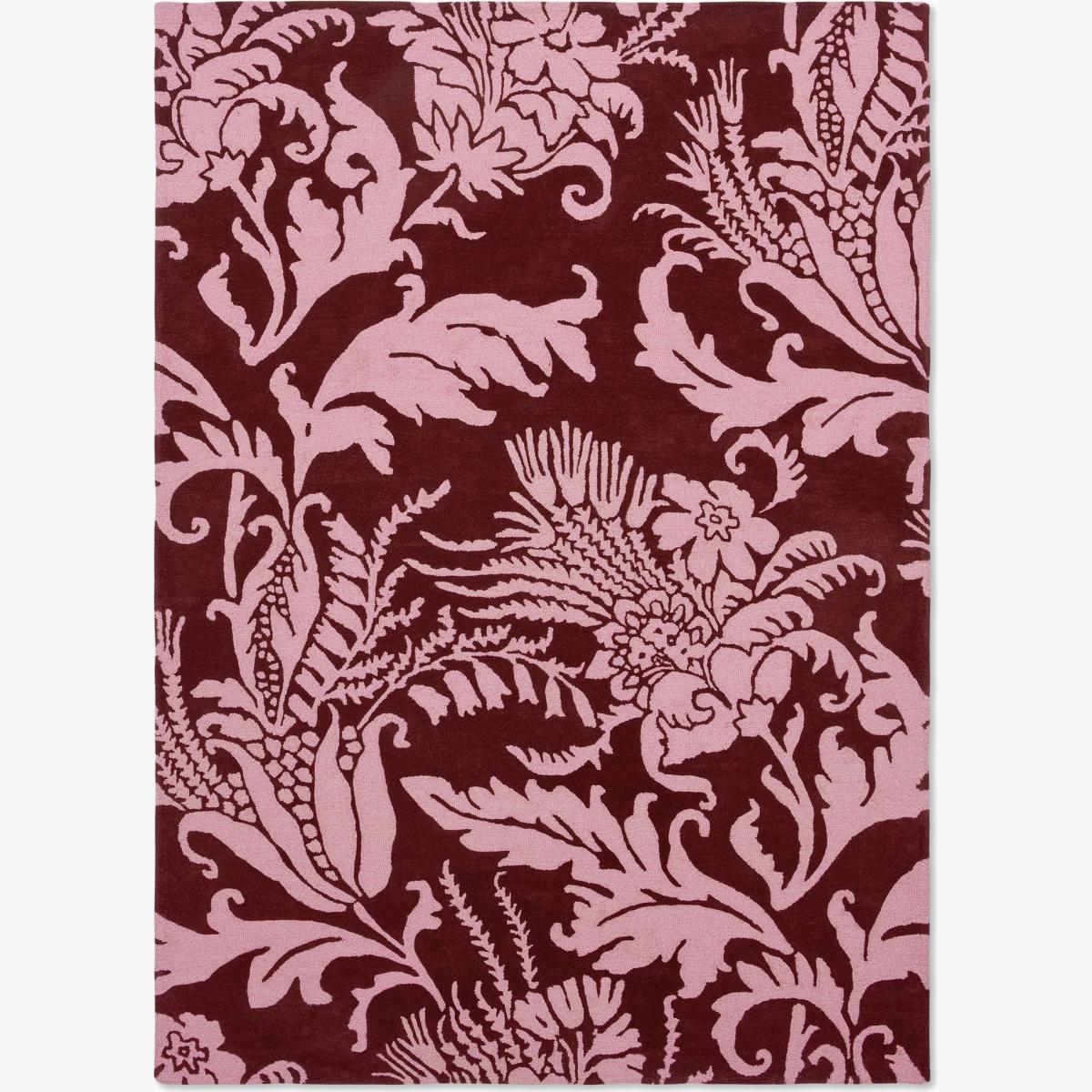 Baroque 162902 Wool Rugs by Ted Baker in Pink170x240cm – image 1