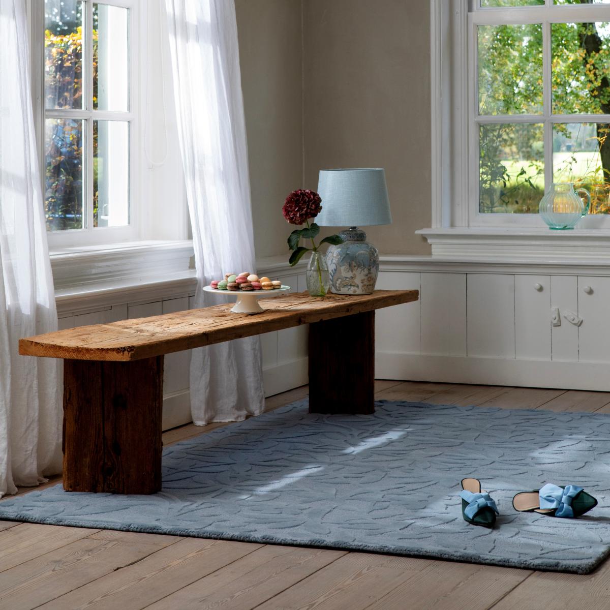 Cleavers 080908 Rug by Laura Ashley in Seaspray Blue 250x350cm – image 1