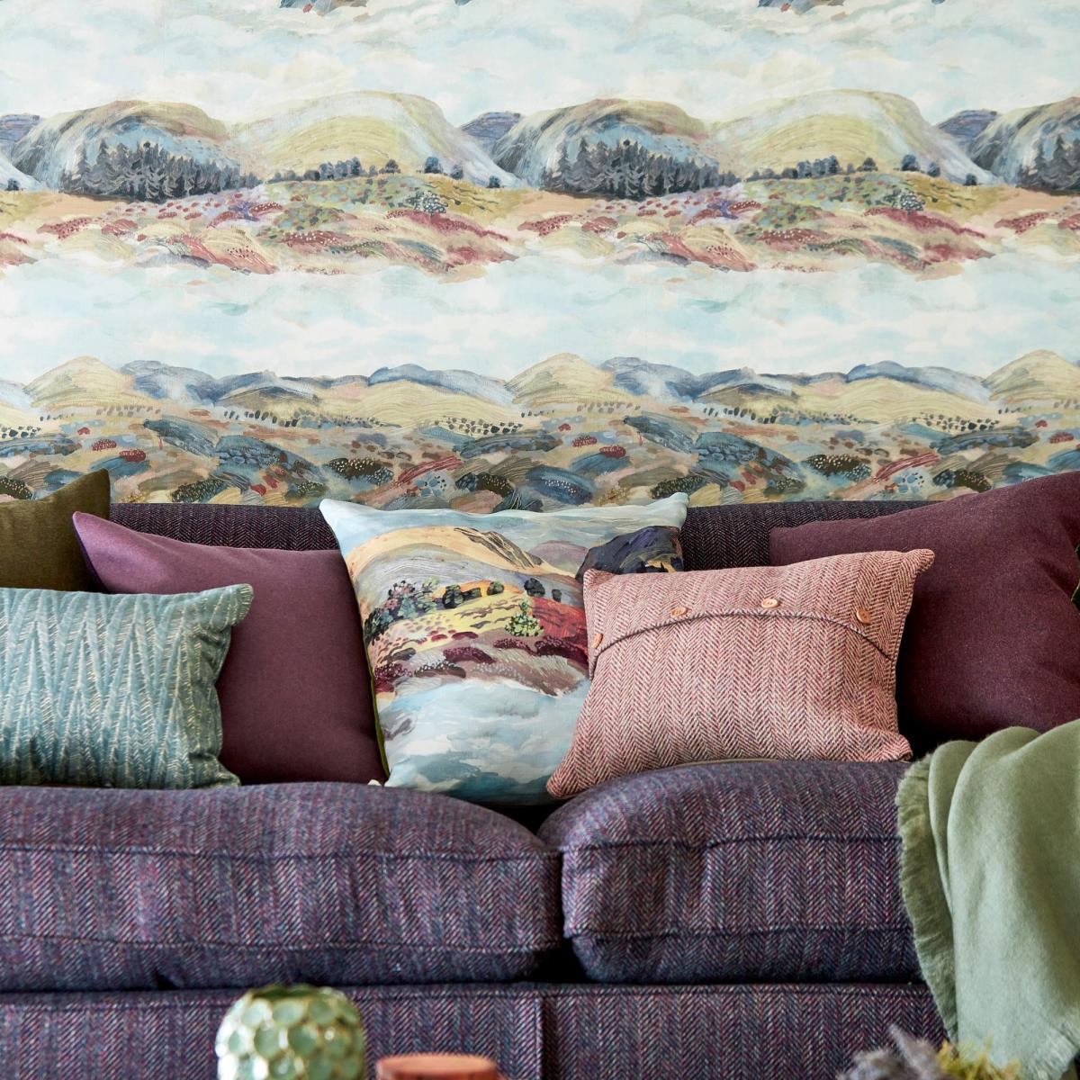 Elysian Wallpaper 216592 by Sanderson in Fig Purple&nbsp;Roll – image 3