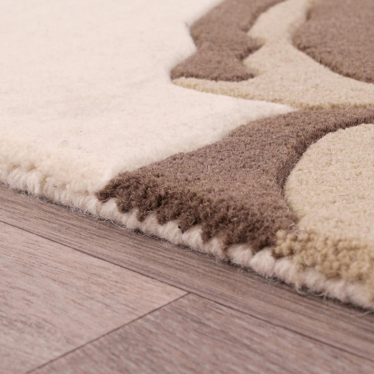 Poppie rugs in Beige Brown by URCO 75x150cm – image 3