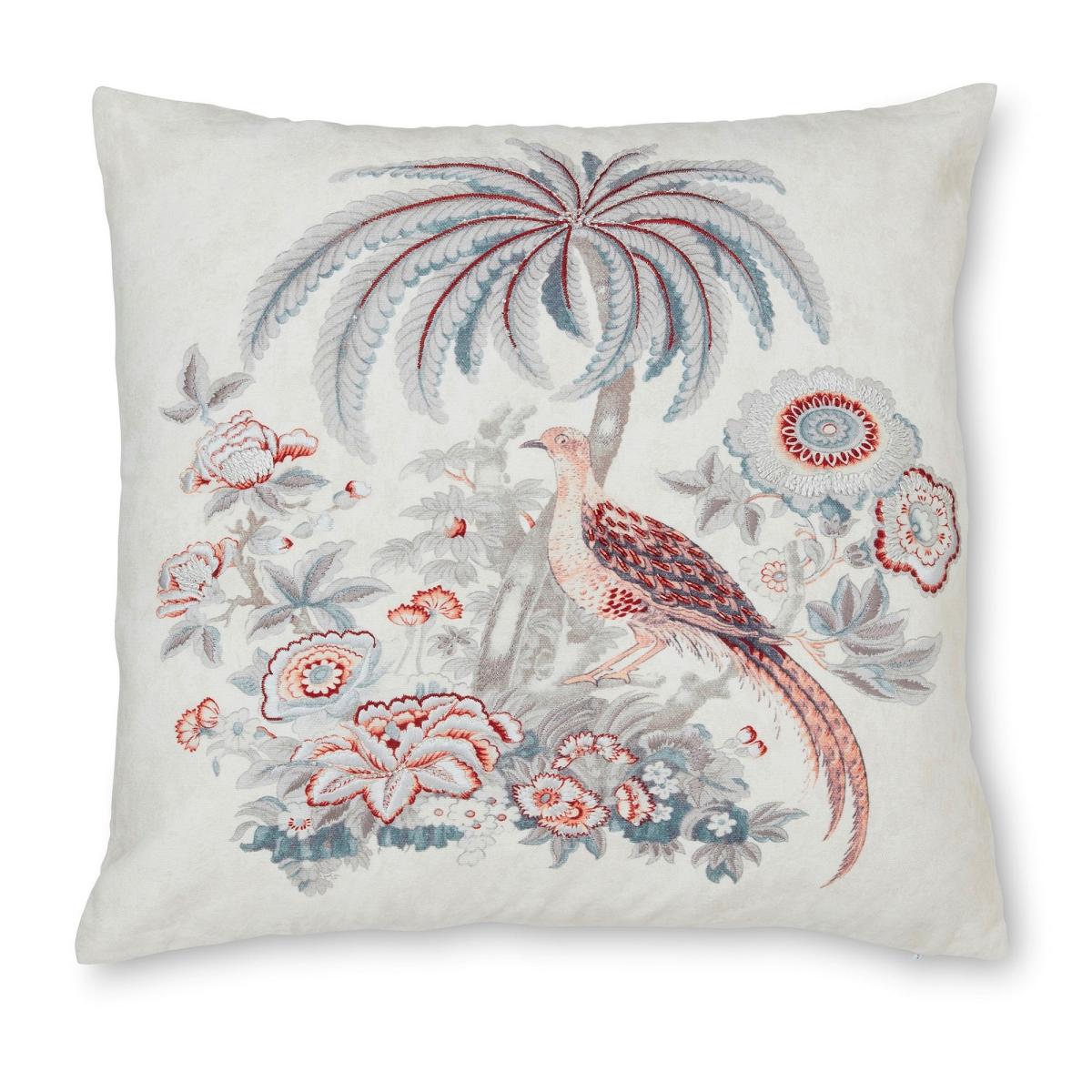Burdette Floral Cushion by Laura Ashley in Steel Grey45x45cm – image 2