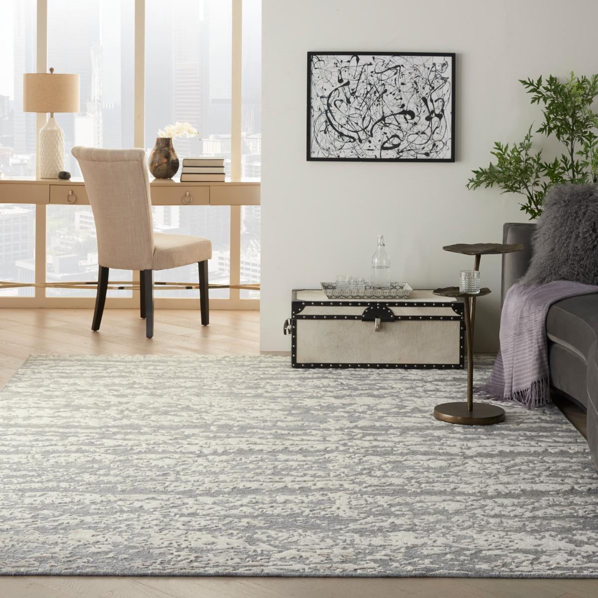 Divine Hand Knotted Rugs DIV09 by Nourison in Sand Storm168x226cm – image 1
