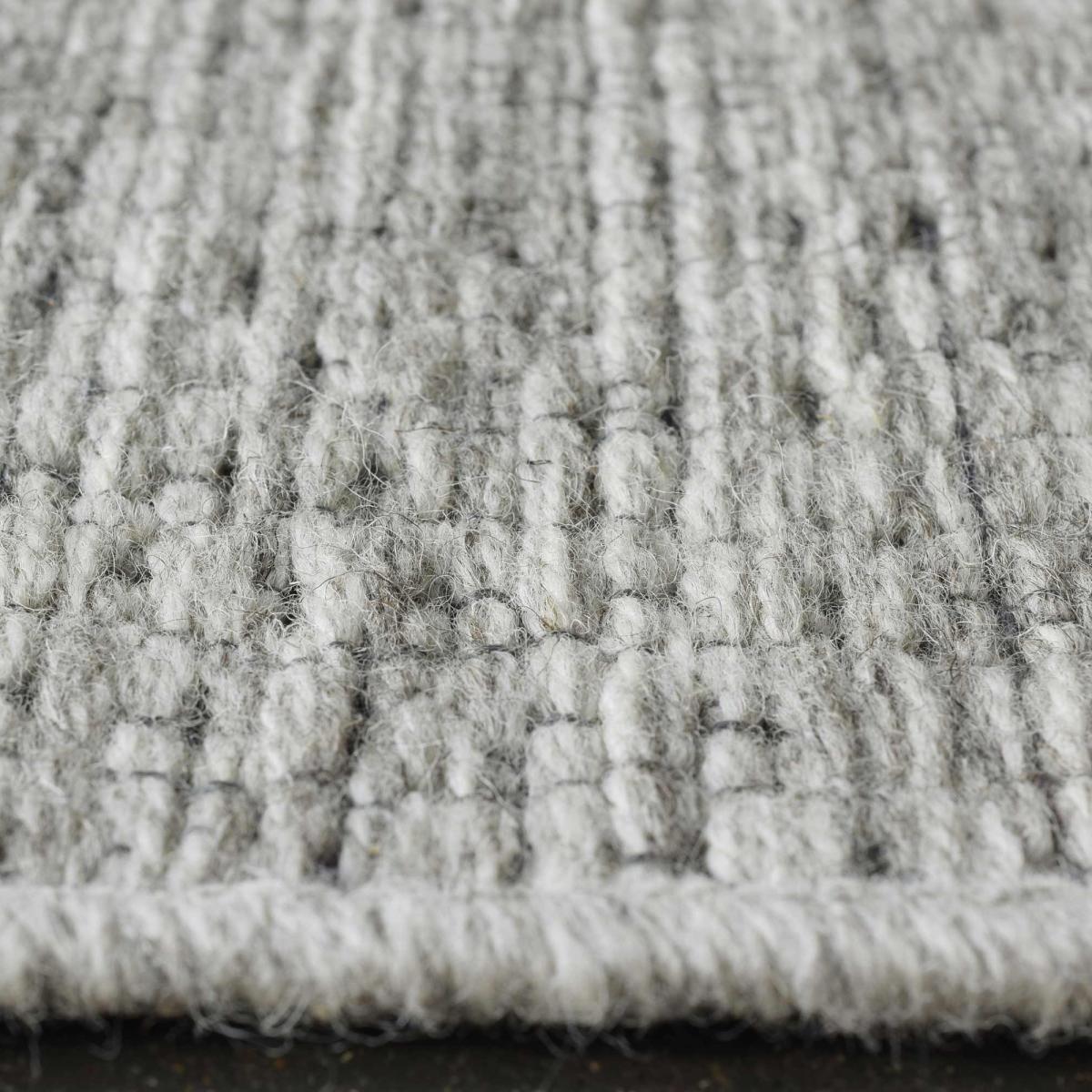 High Line Modern Wool Rugs 99633 3013 in Light Grey 200x290cm – image 3