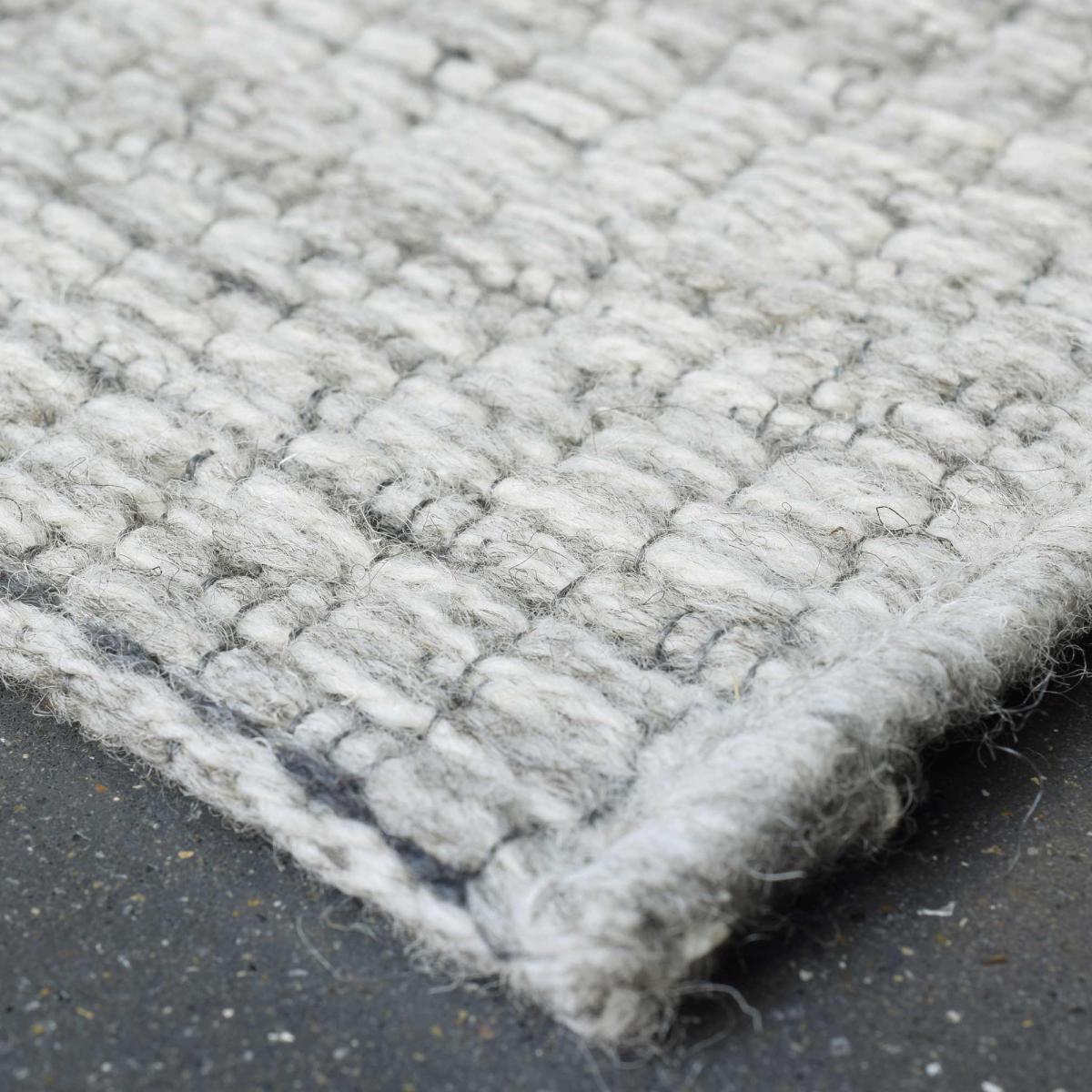 High Line Modern Wool Rugs 99633 3013 in Light Grey 200x290cm – image 4