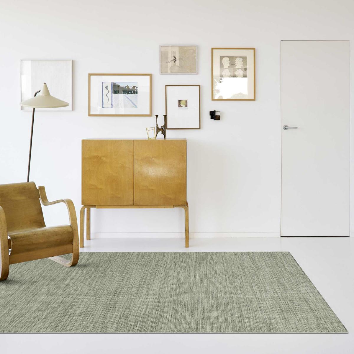 High Line Modern Wool Rugs 99633 3013 in Light Grey 200x290cm – image 1