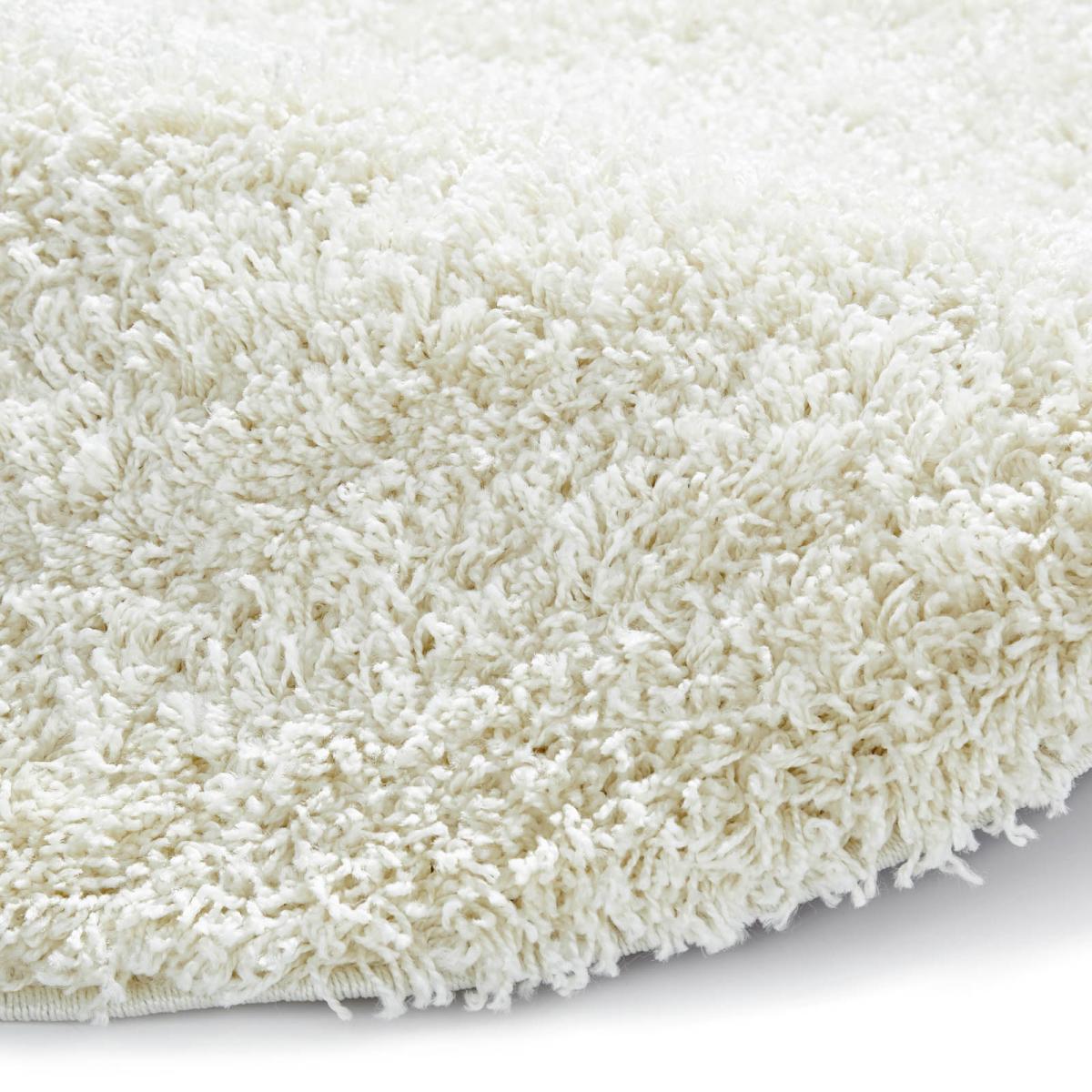 Vista Circular Shaggy Rugs 2236 Cream – image 2